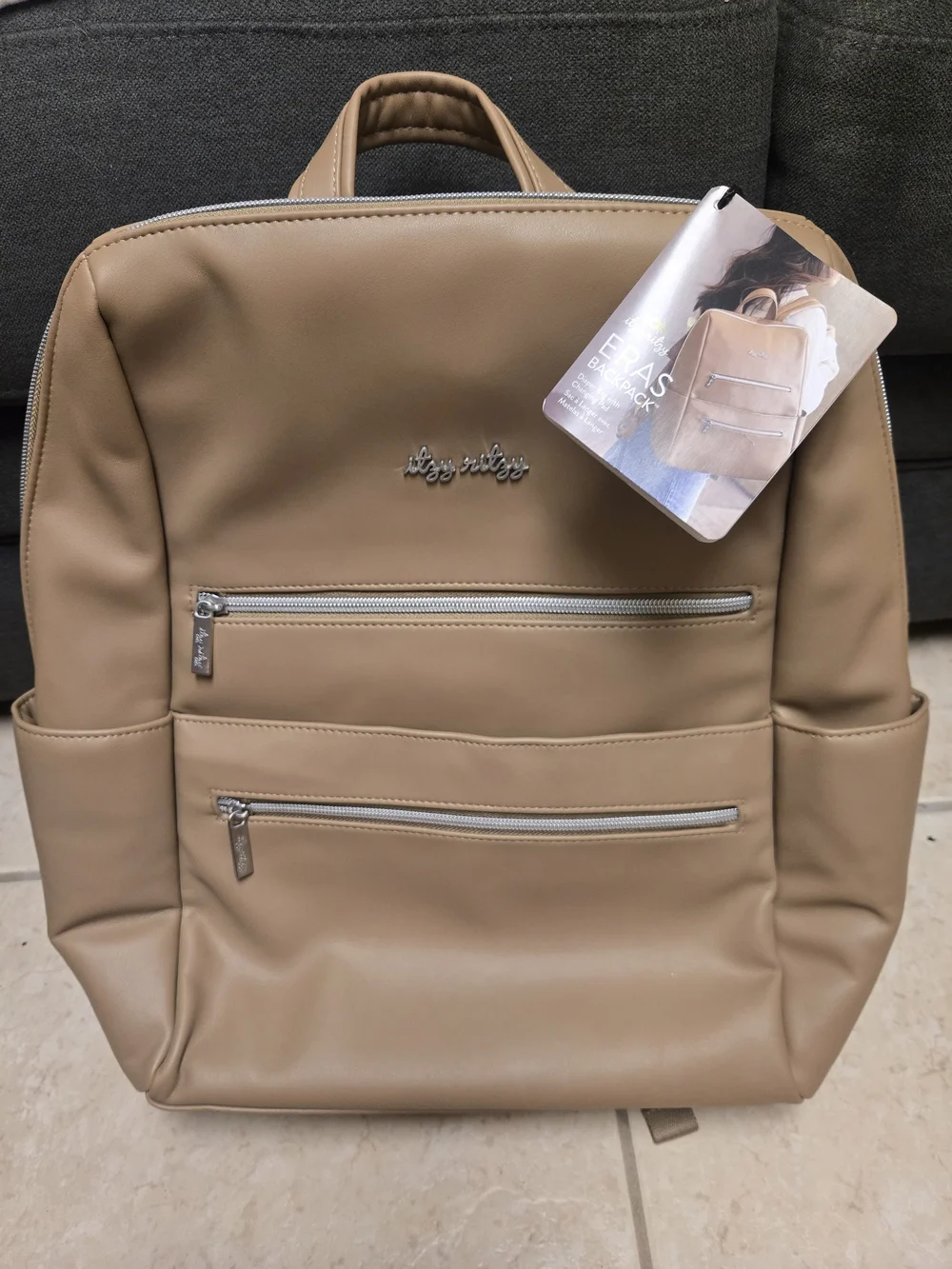 Itzy Ritzy ERAS Backpack, Chai Latte